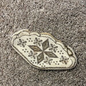 Vintage Beaded belt bag clutch bag